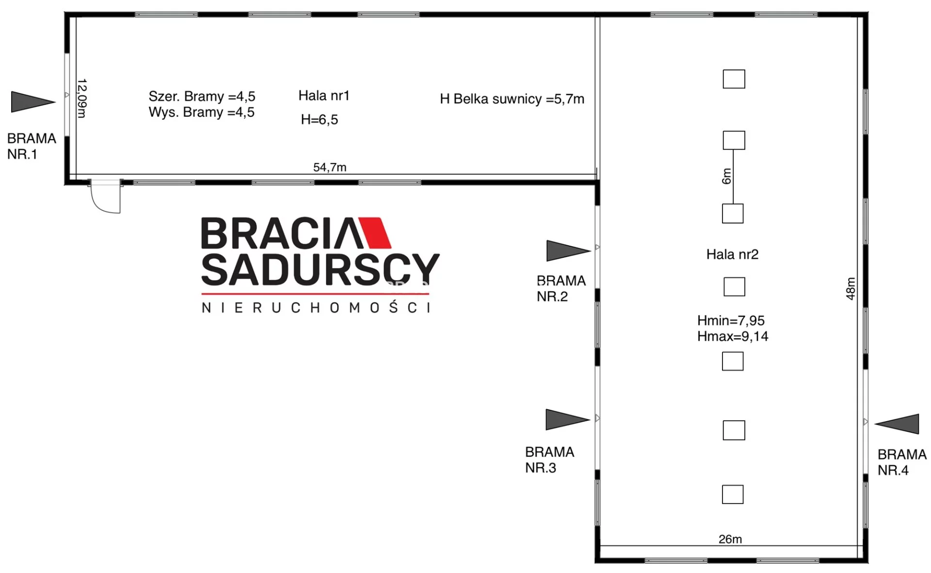 Magazyn 2 176,00 m², oferta nr , BS3-HS-309013, Kłaj