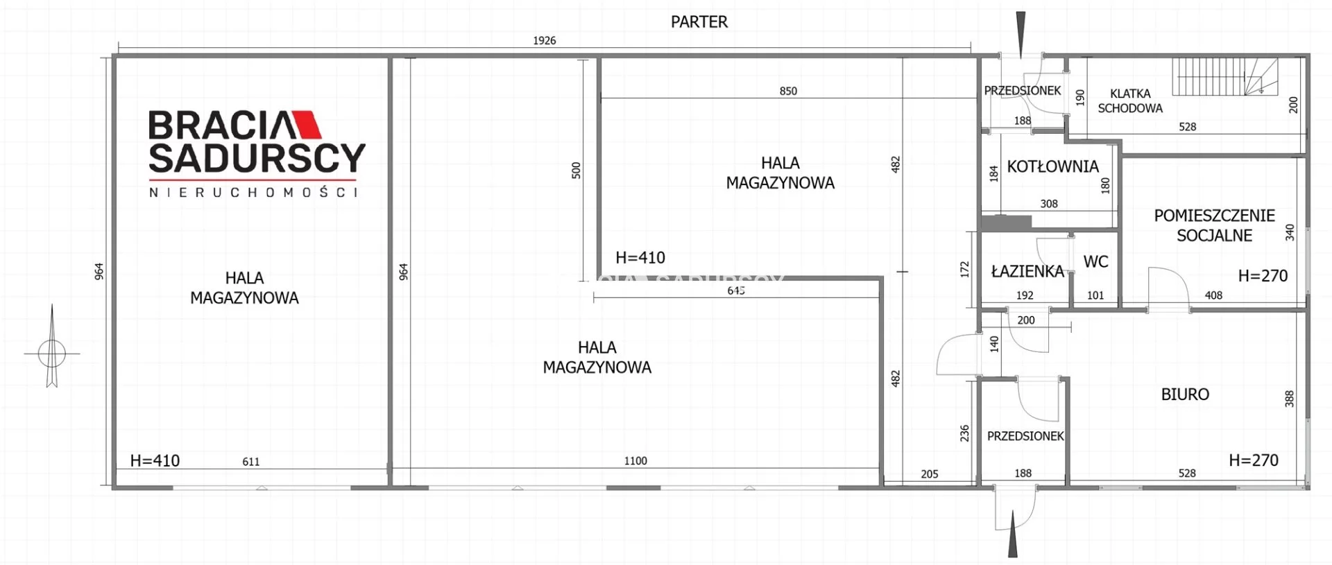 Magazyn 1 082,00 m², oferta nr , BS3-HS-306966, Kraków, Czyżyny, Łęg, Odmętowa