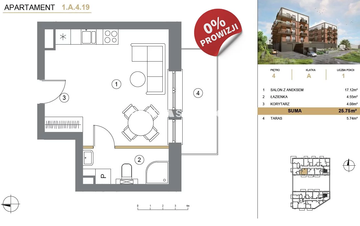 Apartamenty BS2-MS-307554-3 Wieliczka Adama Asnyka