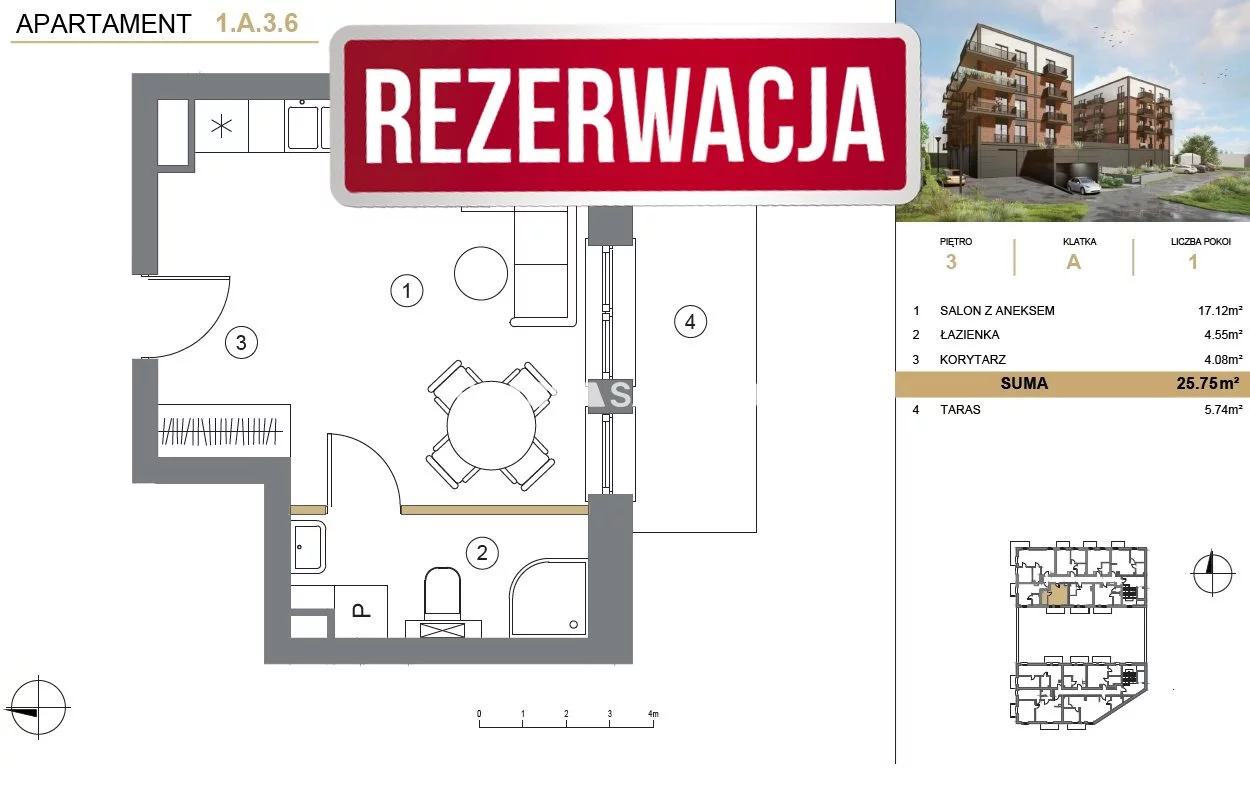 Apartamenty BS2-MS-307541-6 Wieliczka Adama Asnyka