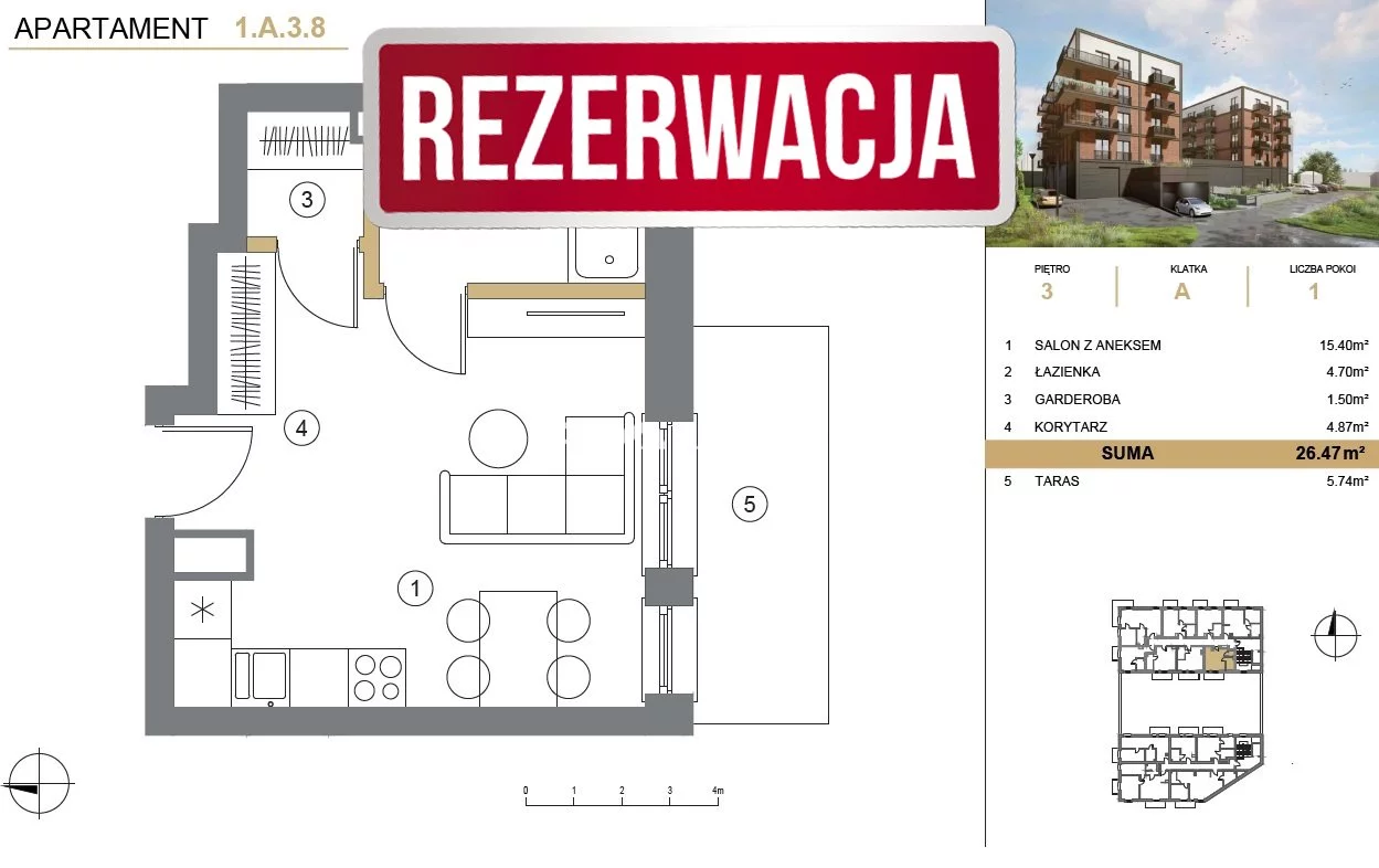 Apartamenty BS2-MS-307543-8 Wieliczka Adama Asnyka