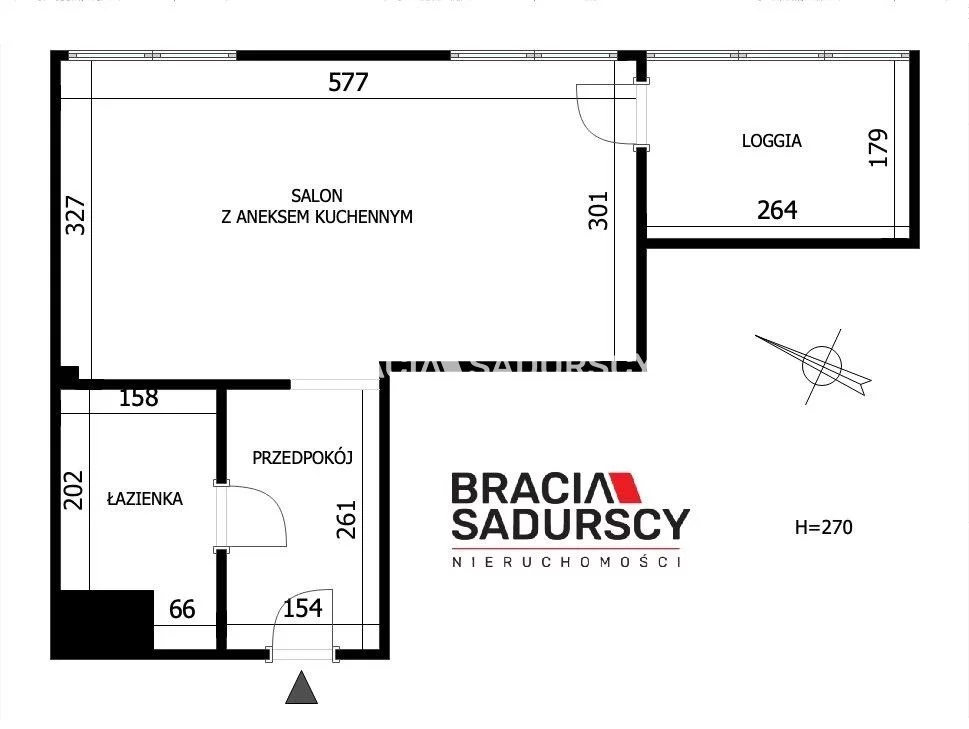 1 pokój, mieszkanie 26,32 m², piętro 5, oferta nr , BS1-MS-312007-24, Kraków, Krowodrza, Bratysławska