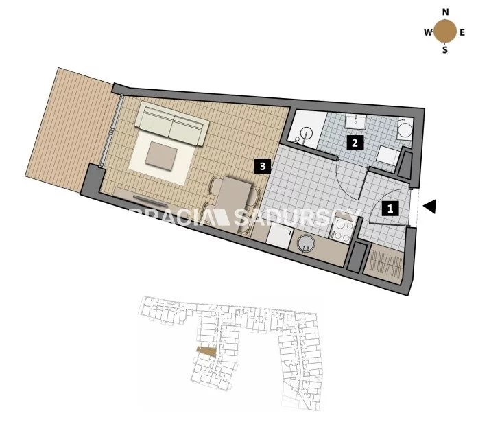 1 pokój, mieszkanie 39,00 m², piętro 4, oferta nr , BS2-MS-311908-1, Kraków, Krowodrza, Łobzów, Czyżewskiego