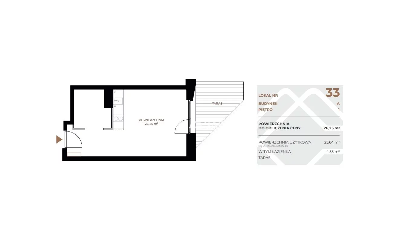 1 pokój, mieszkanie 26,25 m², piętro 1, oferta nr , BS2-MS-311532, Kraków, Grzegórzki, Fabryczna