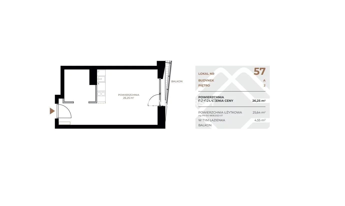 1 pokój, mieszkanie 26,25 m², piętro 2, oferta nr , BS2-MS-311557, Kraków, Grzegórzki, Fabryczna