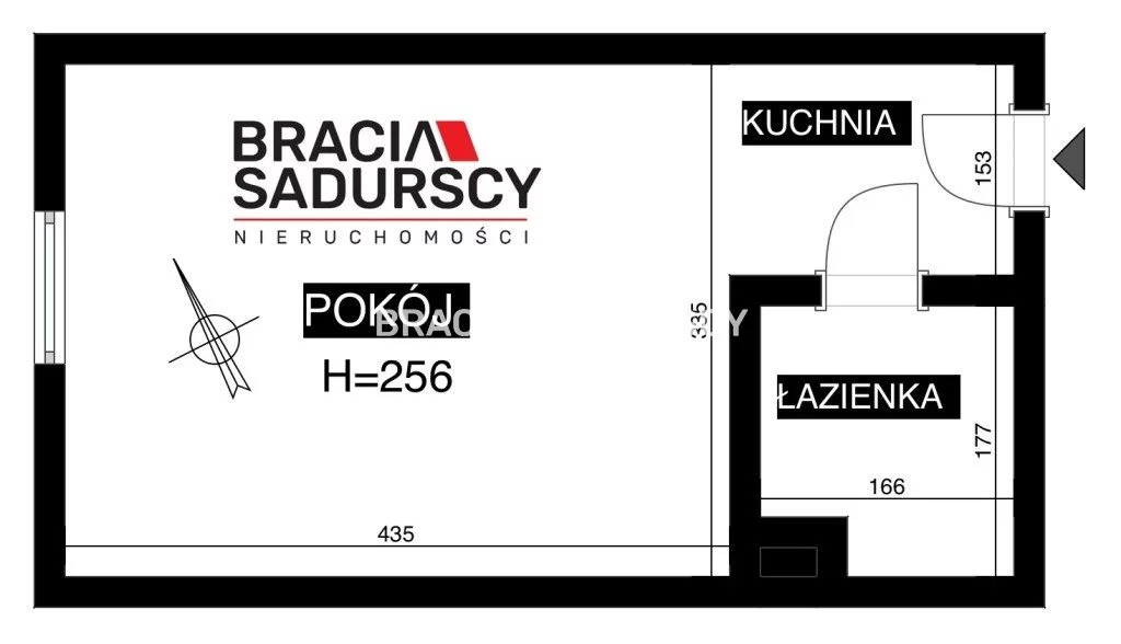 1 pokój, mieszkanie 20,59 m², piętro 2, oferta nr , BS3-MS-311324, Kraków, Prądnik Biały, Azory, Gdyńska