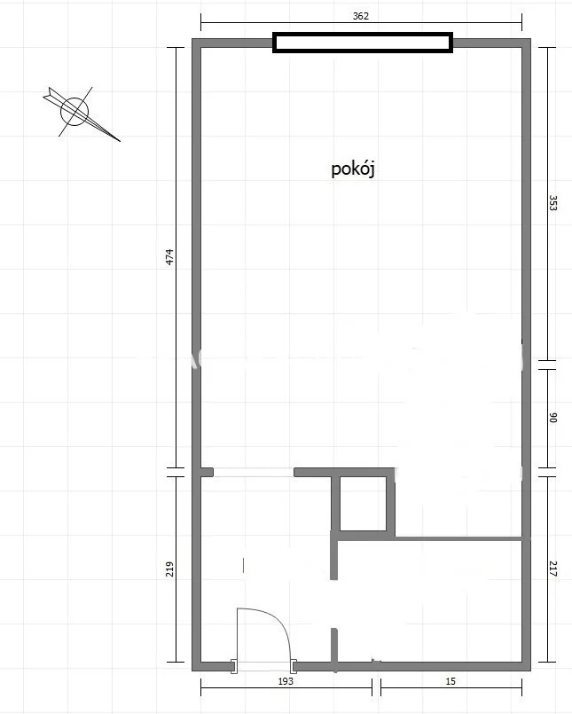 Mieszkanie 24,00 m², piętro 10, oferta nr , BS3-MS-304559, Kraków, Mistrzejowice, Nowa Huta, os. Kalinowe