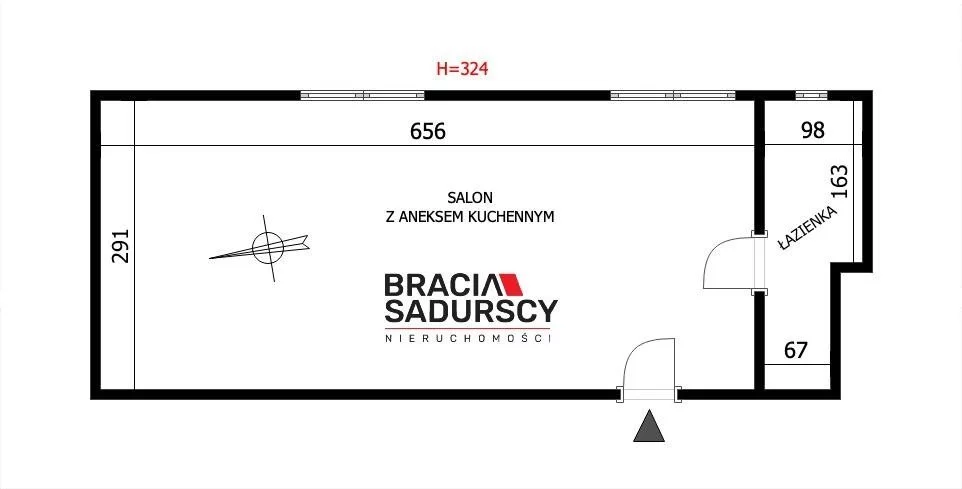 1 pokój, mieszkanie 20,99 m², piętro 1, oferta nr , BS3-MS-310093-2, Kraków, Stare Miasto, Stare Miasto, Kątowa