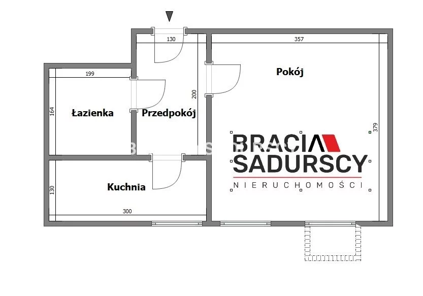 Mieszkanie jednopokojowe 23,32 m², Kraków, Krowodrza, Mazowiecka, Sprzedaż