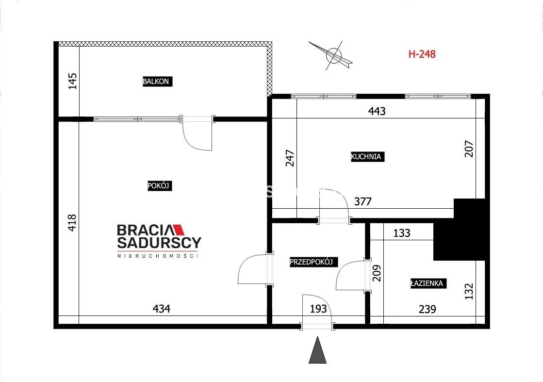1 pokój, mieszkanie 36,90 m², piętro 1, oferta nr , BS4-MS-311821, Kraków, Czyżyny, Narciarska