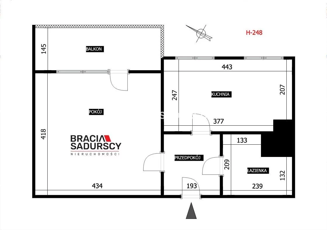 1 pokój, mieszkanie 36,90 m², piętro 1, oferta nr , BS4-MS-311821, Kraków, Czyżyny, Narciarska