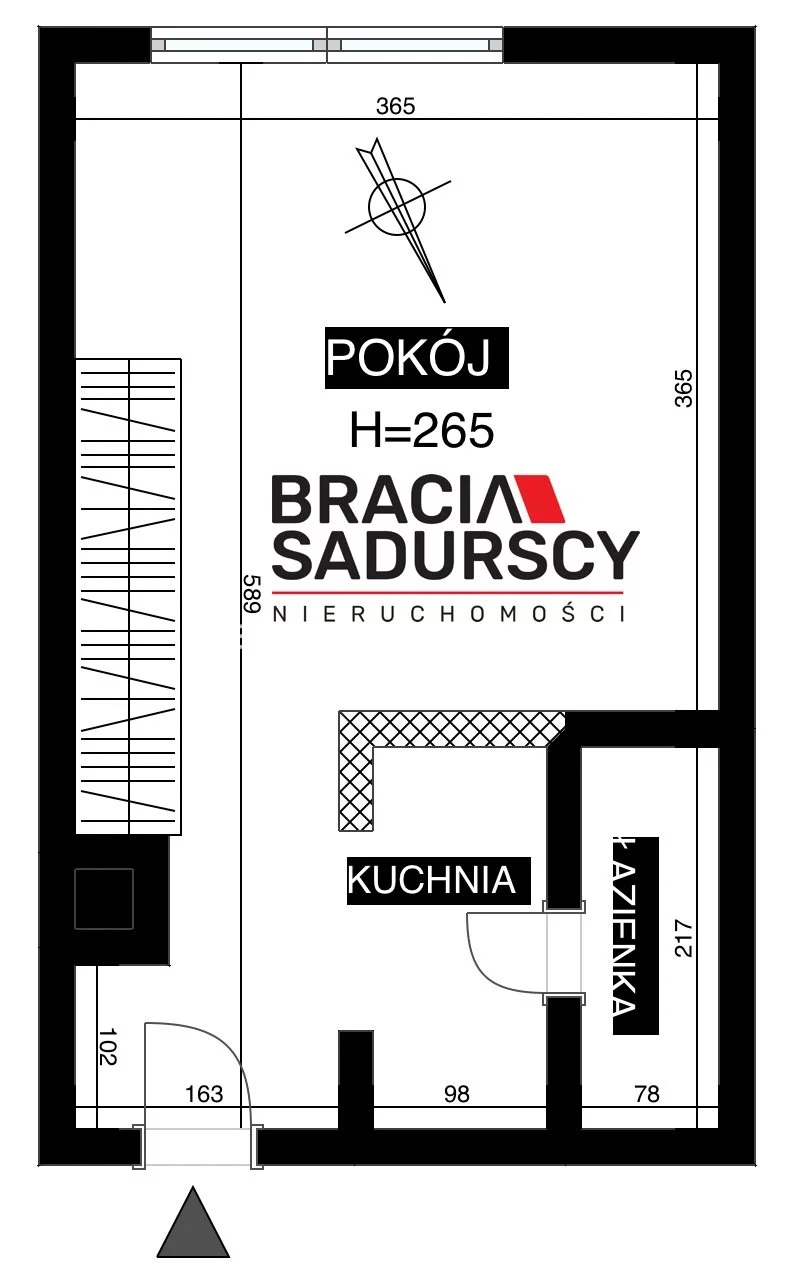 1 pokój, apartament 20,60 m², piętro 2, oferta nr , BS1-MS-311643-1, Kraków, Mistrzejowice, Nowa Huta, os. Ogrodowe