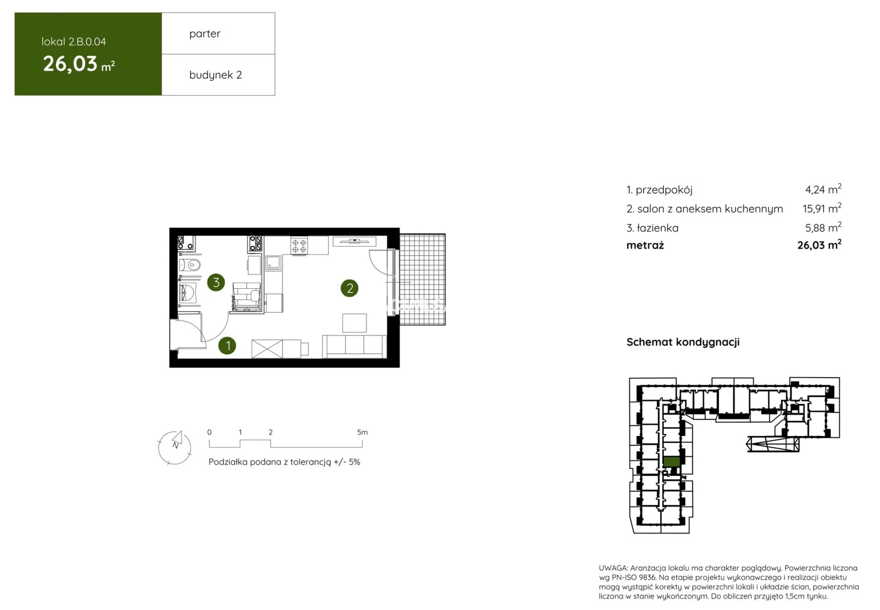 1 pokój, mieszkanie 26,03 m², parter, oferta nr , BS2-MS-304202-4, Kraków, Prądnik Biały, Pękowicka