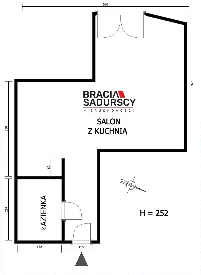 1 pokój, mieszkanie 31,00 m², parter, oferta nr , BS3-MS-309881, Kraków, Dębniki, Ruczaj, Ruczaj