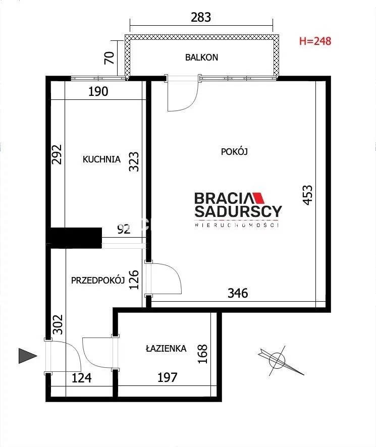 1 pokój, mieszkanie 29,10 m², piętro 8, oferta nr , BS2-MS-310907-1, Kraków, Prądnik Czerwony, Ugorek