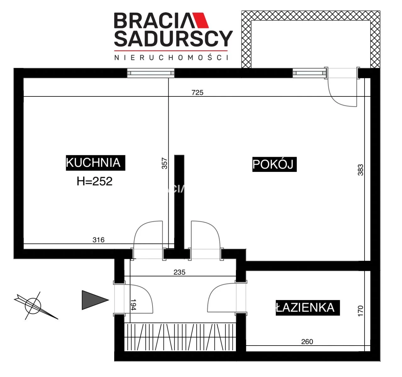 1 pokój, mieszkanie 36,29 m², piętro 7, oferta nr , BS3-MW-312061, Kraków, Dębniki, Ruczaj, Drukarska