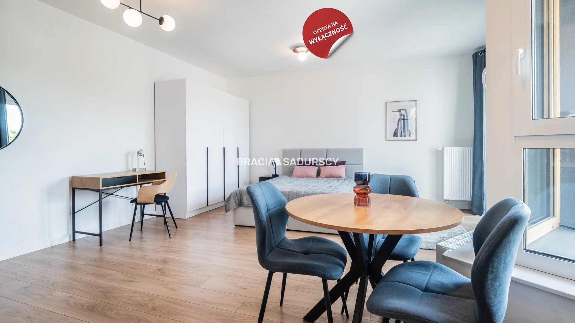 Mieszkanie jednopokojowe 35,74 m², Kraków, Bieżanów-Prokocim, Prokocim, Erazma Jerzmanowskiego, Wynajem