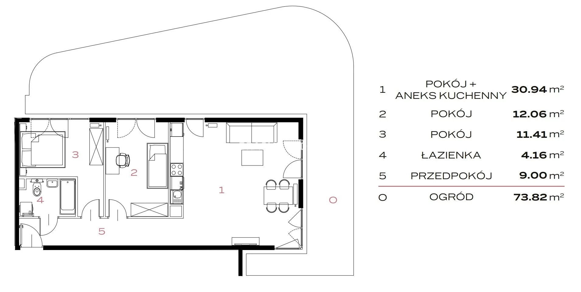 2 pokoje, mieszkanie 60,68 m², parter, oferta nr , BS2-MS-307883-66, Kraków, Prądnik Biały, 29 listopada - okolice