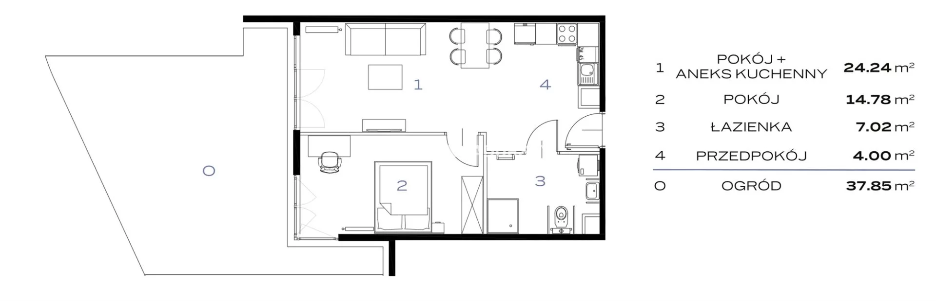 2 pokoje, mieszkanie 50,15 m², parter, oferta nr , BS2-MS-296167-93, Kraków, Prądnik Biały, 29 listopada - okolice