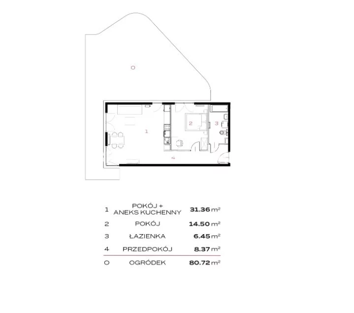 2 pokoje, mieszkanie 60,68 m², parter, oferta nr , BS2-MS-307883-67, Kraków, Prądnik Biały, 29 listopada - okolice