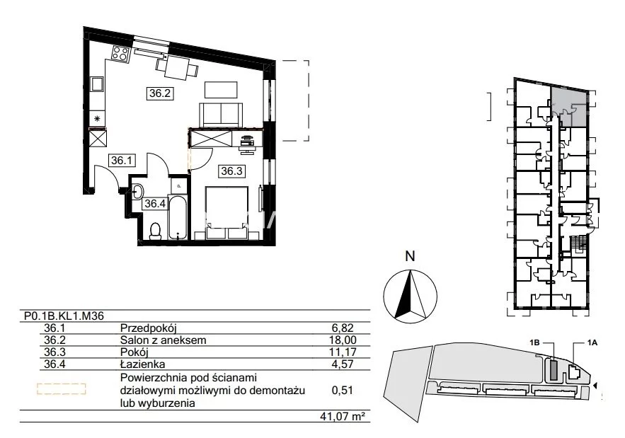 2 pokoje, mieszkanie 40,44 m², parter, oferta nr , BS2-MS-310816-122, Kraków, Bieżanów-Prokocim, Osiedle Złocień, Agatowa