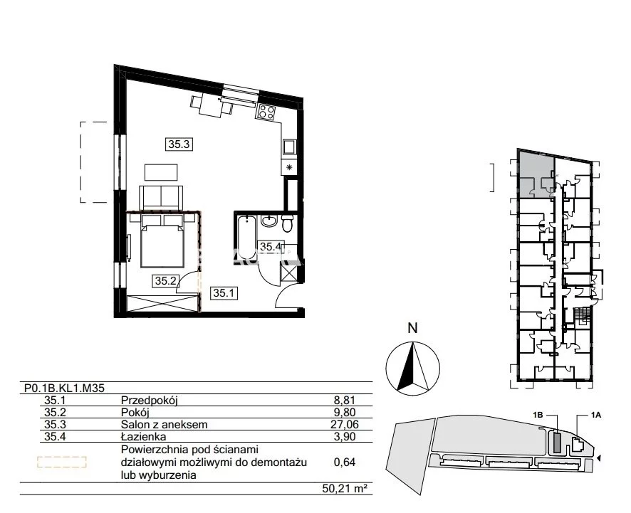 2 pokoje, mieszkanie 49,49 m², parter, oferta nr , BS2-MS-310815-122, Kraków, Bieżanów-Prokocim, Osiedle Złocień, Agatowa
