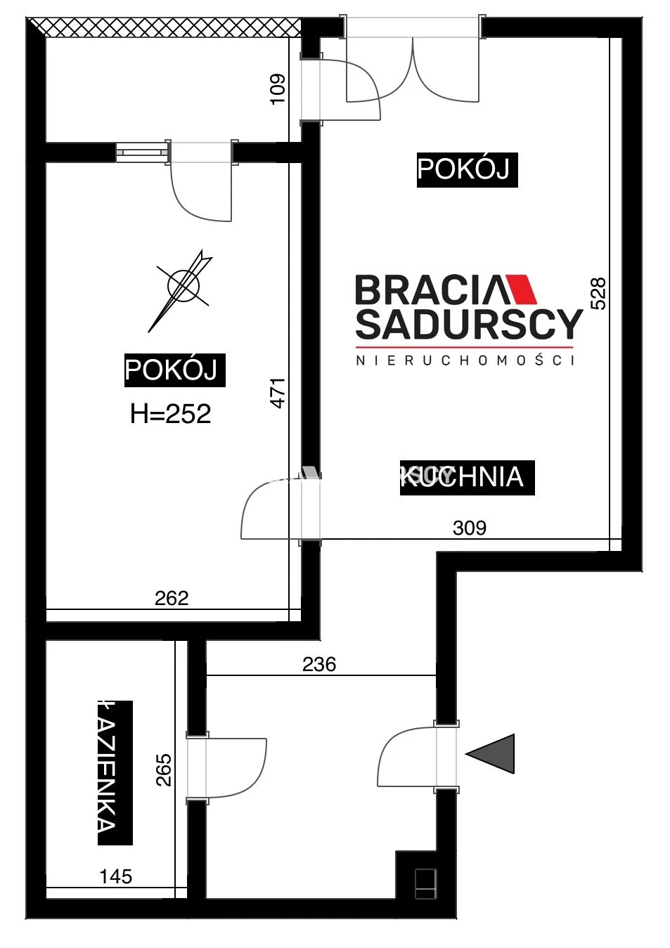 2 pokoje, mieszkanie 41,07 m², piętro 4, oferta nr , BS1-MS-311592-1, Kraków, Swoszowice, Kliny, bp. Albina Małysiaka