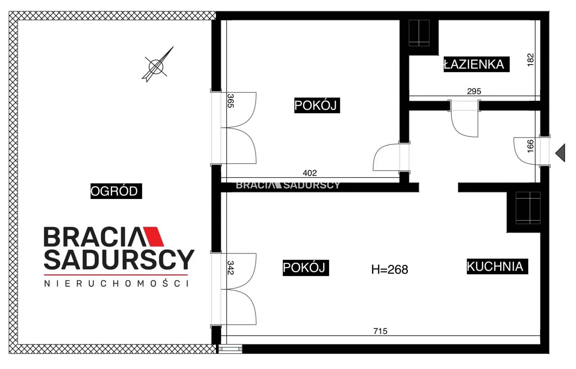 2 pokoje, mieszkanie 49,30 m², parter, oferta nr , BS1-MS-311833-1, Kraków, Grzegórzki, Bajeczna
