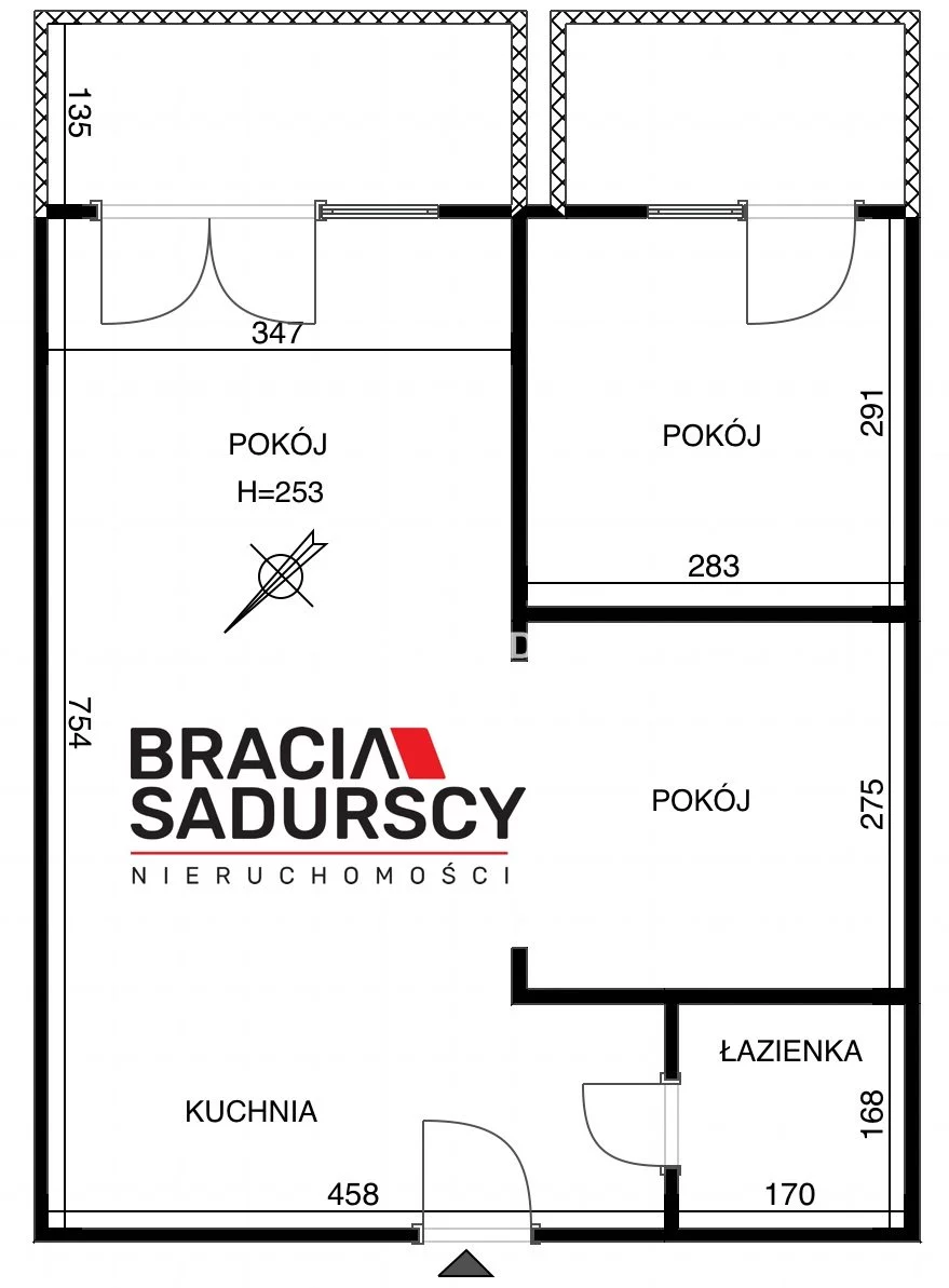 2 pokoje, mieszkanie 54,45 m², piętro 6, oferta nr , BS1-MS-309201-10, Kraków, Prądnik Biały, Bociana