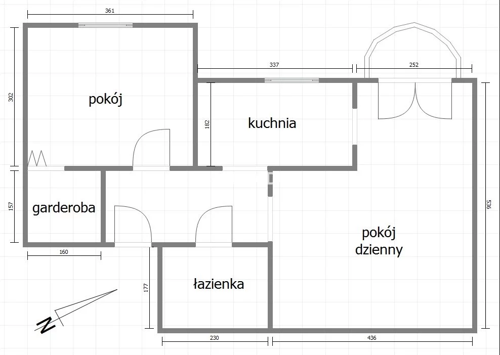 2 pokoje, mieszkanie 51,00 m², piętro 1, oferta nr , BS3-MS-312154-9, Kraków, Swoszowice, Kliny, Borkowska