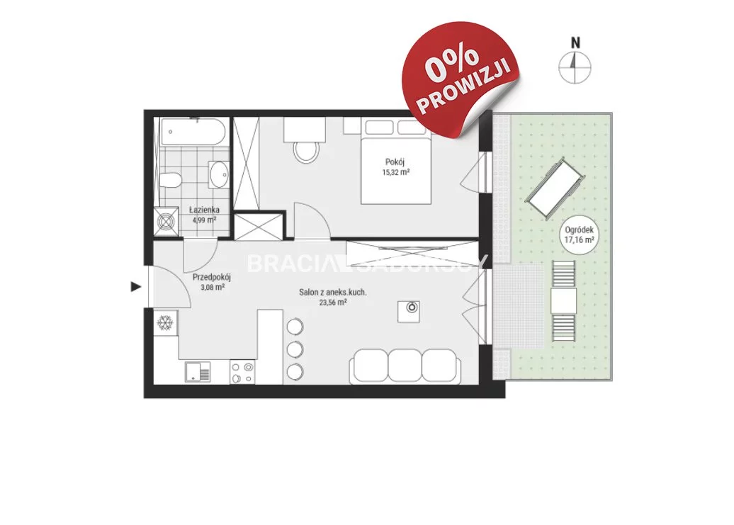 Apartamenty BS2-MS-304719-15 Kraków Podgórze Bukowa