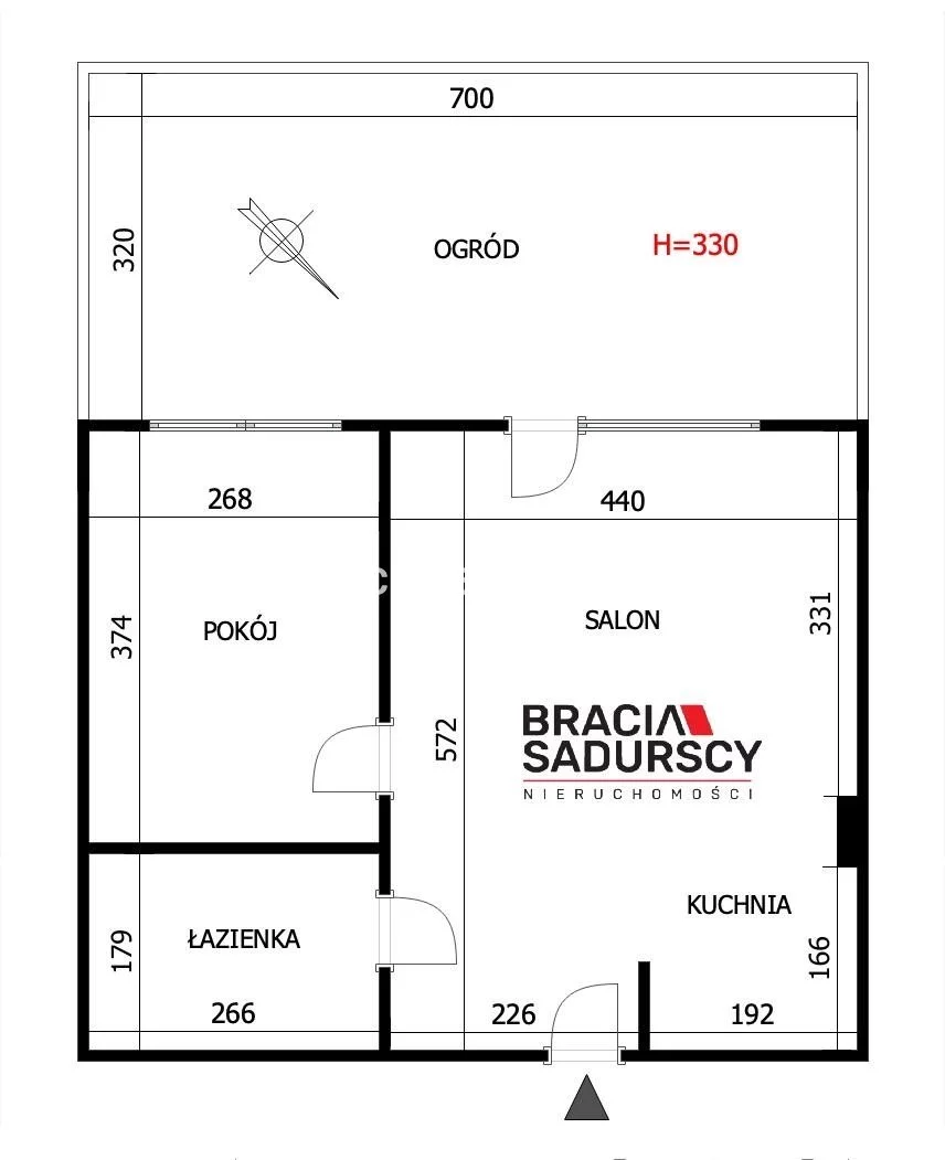 2 pokoje, apartament 40,00 m², parter, oferta nr , BS3-MS-308825, Kraków, Dębniki, Ruczaj, Bunscha