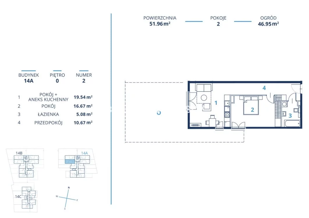 2 pokoje, mieszkanie 51,96 m², parter, oferta nr , BS2-MS-300813-29, Kraków, Dębniki, Ruczaj, Czerwone Maki