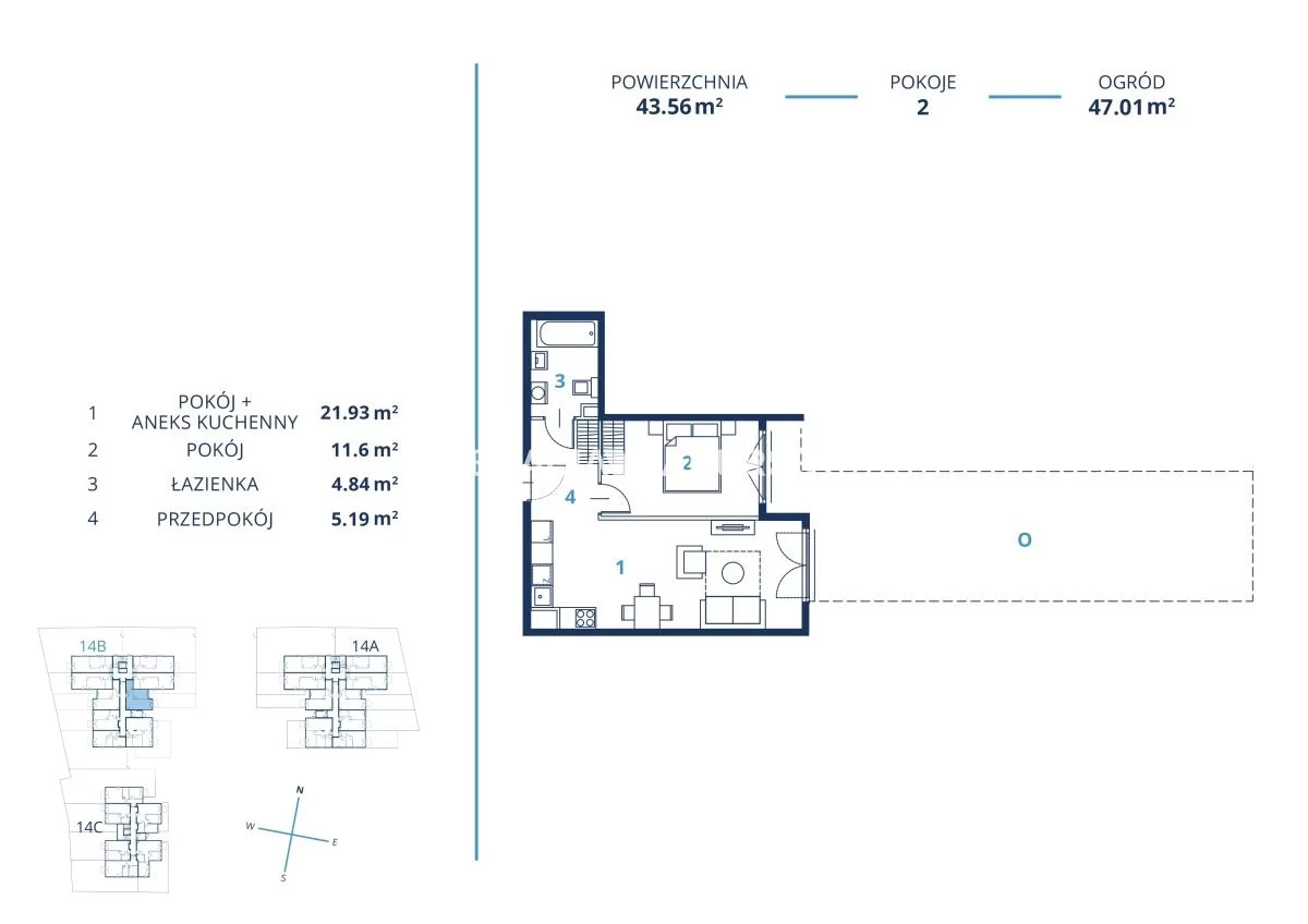 2 pokoje, mieszkanie 43,56 m², parter, oferta nr , BS2-MS-300807-28, Kraków, Dębniki, Ruczaj, Czerwone Maki