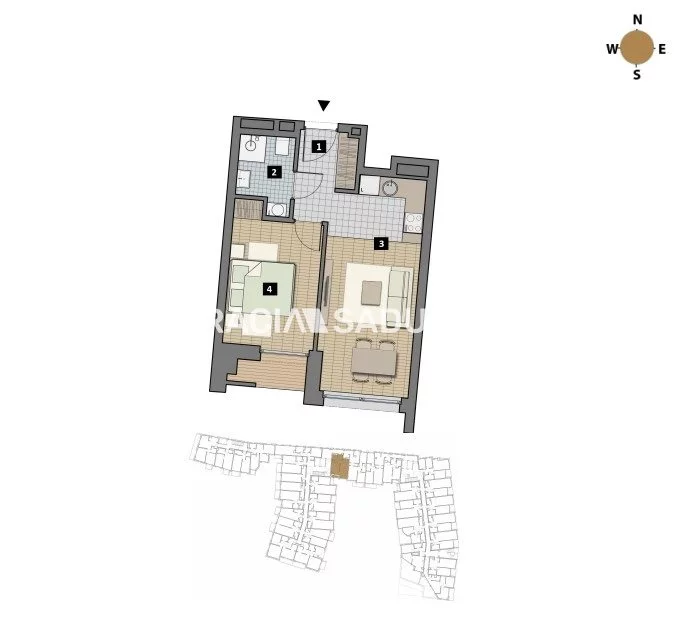 2 pokoje, mieszkanie 39,00 m², piętro 4, oferta nr , BS2-MS-311913-1, Kraków, Krowodrza, Łobzów, Czyżewskiego