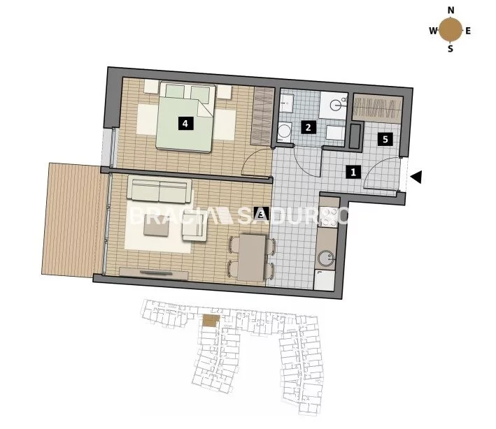 2 pokoje, mieszkanie 39,00 m², piętro 3, oferta nr , BS2-MS-311916-1, Kraków, Krowodrza, Łobzów, Czyżewskiego