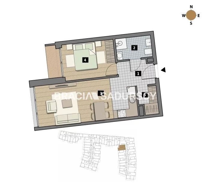 2 pokoje, mieszkanie 39,00 m², piętro 3, oferta nr , BS2-MS-311924-1, Kraków, Krowodrza, Łobzów, Czyżewskiego