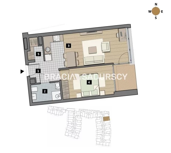 2 pokoje, mieszkanie 39,00 m², parter, oferta nr , BS2-MS-311928-1, Kraków, Krowodrza, Łobzów, Czyżewskiego