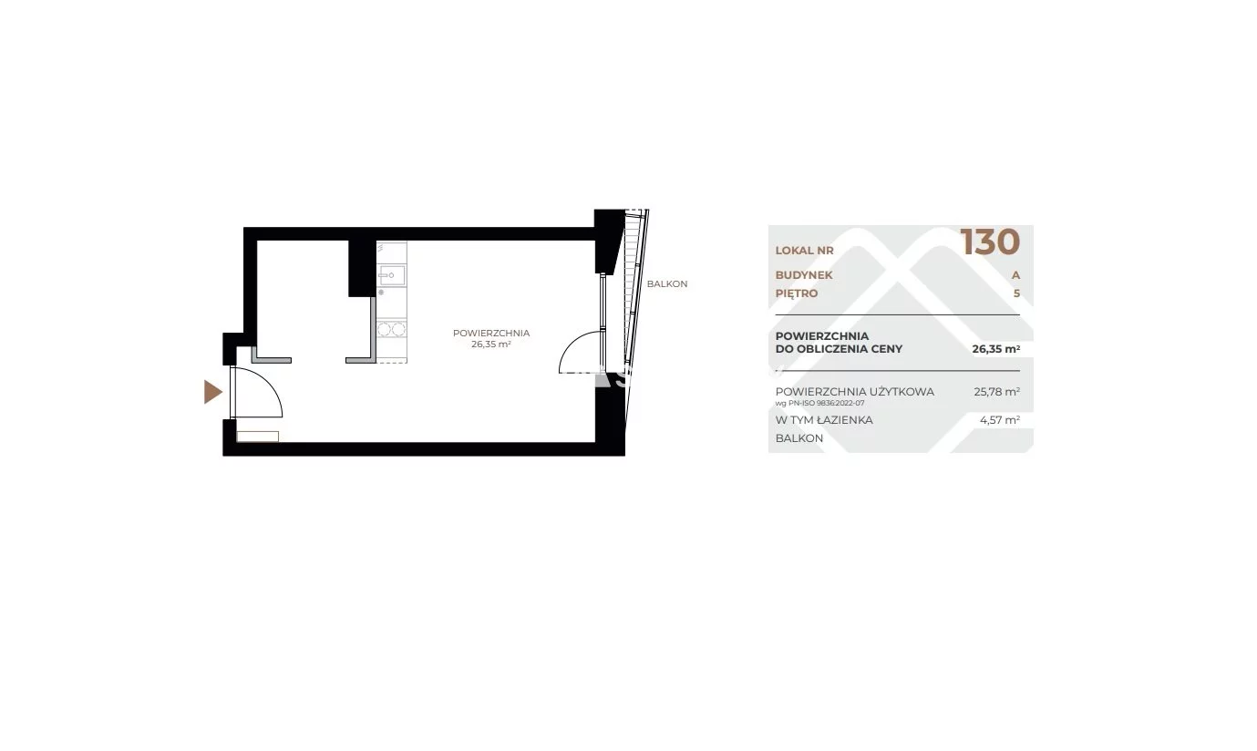 2 pokoje, mieszkanie 26,35 m², piętro 5, oferta nr , BS2-MS-311607, Kraków, Grzegórzki, Fabryczna