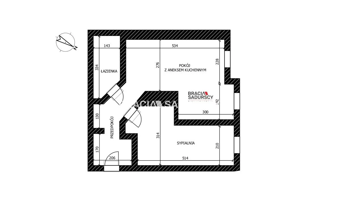 2 pokoje, mieszkanie 45,00 m², parter, oferta nr , BS5-MS-311765, Kraków, Krowodrza, Fryderyka Chopina