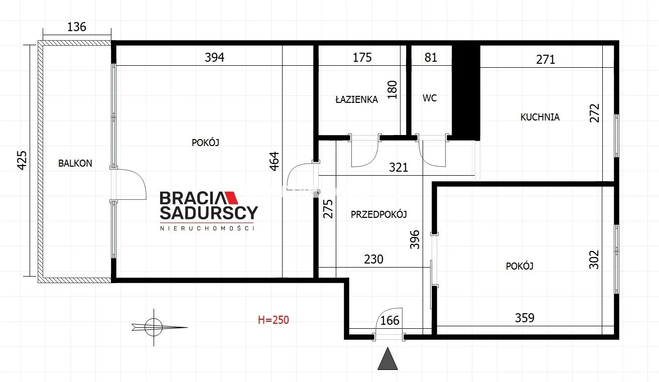 2 pokoje, mieszkanie 50,00 m², piętro 2, oferta nr , BS1-MS-309048-7, Kraków, Bieżanów-Prokocim, Bieżanów, Heleny
