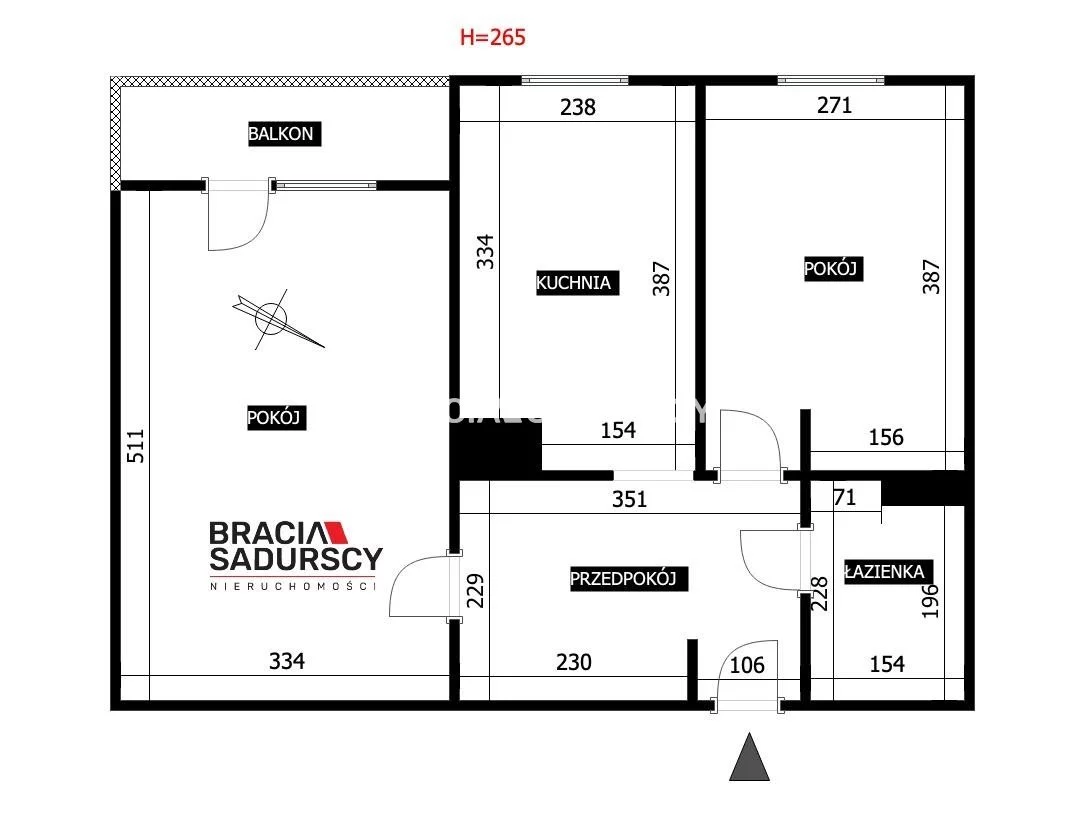 2 pokoje, mieszkanie 48,50 m², piętro 1, oferta nr , BS3-MS-312112, Kraków, Podgórze, Płaszów, ks. Ignacego Stoszki