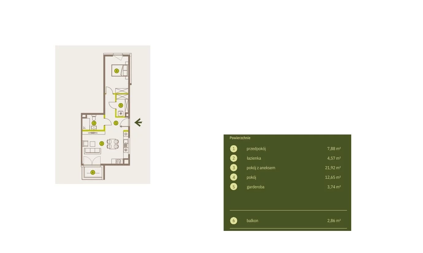 2 pokoje, mieszkanie 50,76 m², piętro 3, oferta nr , BS2-MS-311967-5, Kraków, Prądnik Biały, Imbramowska
