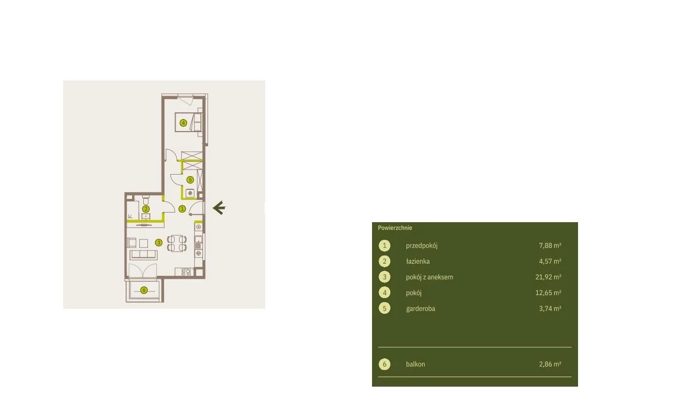 2 pokoje, mieszkanie 48,43 m², piętro 3, oferta nr , BS2-MS-311973-5, Kraków, Prądnik Biały, Imbramowska