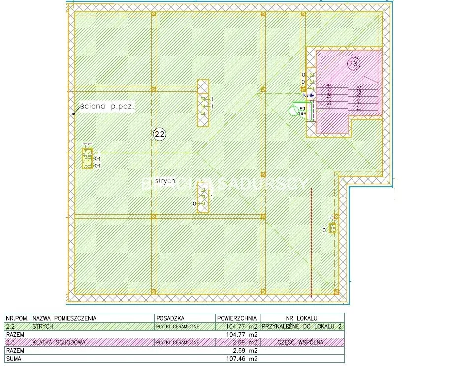 2 pokoje, apartament 43,20 m², piętro 1, oferta nr , BS5-MS-311052-4, Kalwaria Zebrzydowska, Jagiellońska