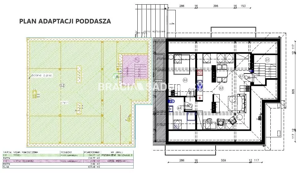 2 pokoje, mieszkanie 43,20 m², piętro 1, oferta nr , BS5-MS-311052-6, Kalwaria Zebrzydowska, Jagiellońska