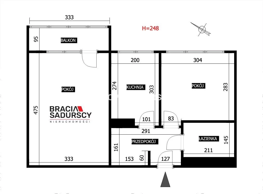 2 pokoje, mieszkanie 38,00 m², piętro 3, oferta nr , BS4-MS-312327, Kraków, Bieżanów-Prokocim, Jasińskiego