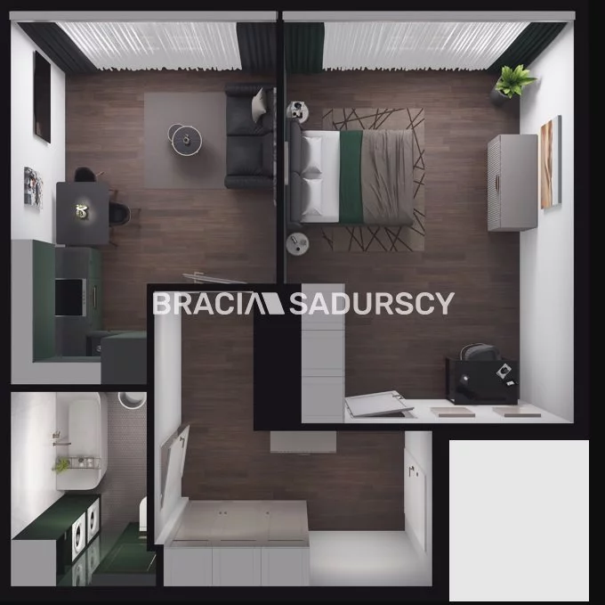 2 pokoje, apartament 49,14 m², piętro 4, oferta nr , BS4-MS-310984-16, Kraków, Krowodrza, Juliusza Lea