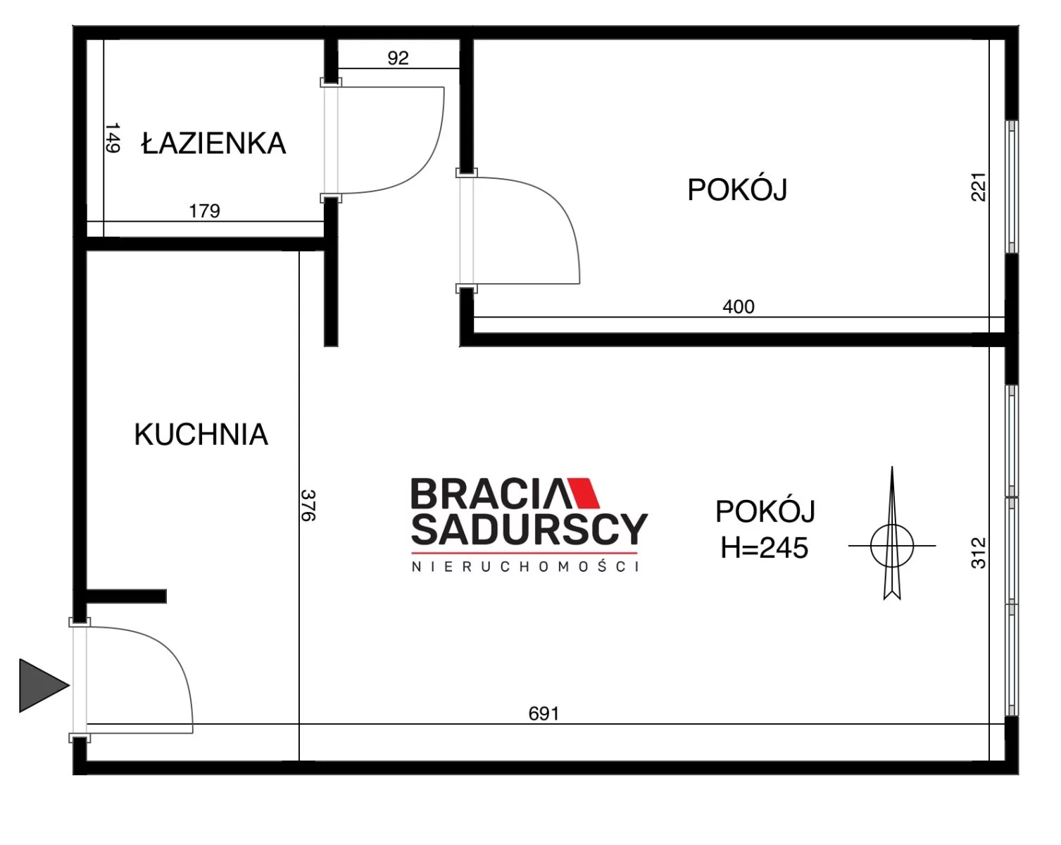 2 pokoje, mieszkanie 36,11 m², piętro 10, oferta nr , BS5-MS-309345-20, Kraków, Bieńczyce, os. Kalinowe