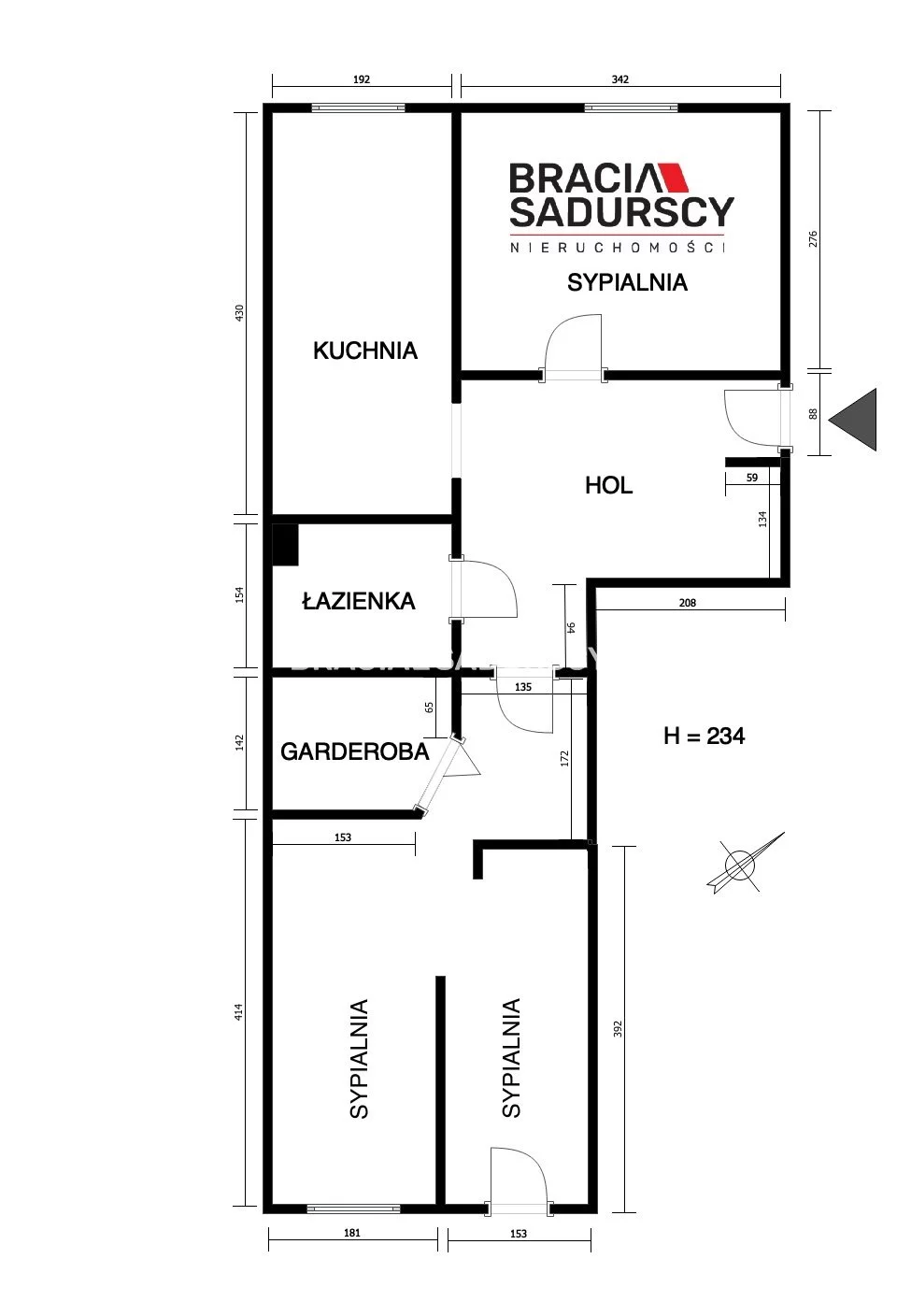 2 pokoje, mieszkanie 47,26 m², piętro 2, oferta nr , BS3-MS-311755, Kraków, Bieńczyce, os. Kalinowe